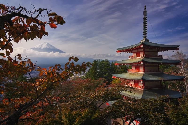 Pagoda Chureito, Tokio, Japón - workshopsphototours.com
